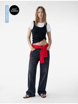 Koton - Womens Black Flare Jeans