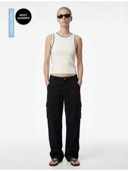 Koton - Womens White Knitted Tank Top