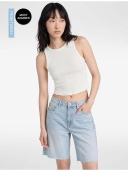 Koton - Womens White Sleeveless Tank Top