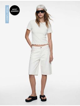 Koton - Womens White Crop Top