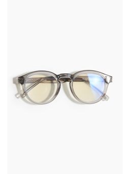 H&M - Men Transparent Round Blue Light Glasses