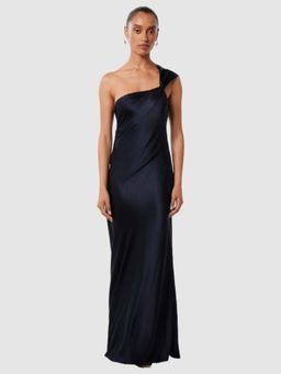 Forever New - Navy Blue Solid Maxi Dress
