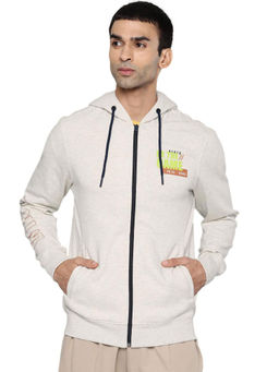 Alcis - Men Printed Off White Jackets