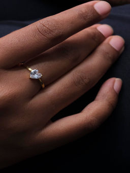 ANUSHKA JAIN JEWELLERY - 925 Admire Ring White