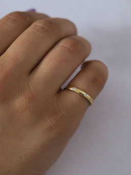 ANUSHKA JAIN JEWELLERY - 925 Diamond Pave Ring Gold