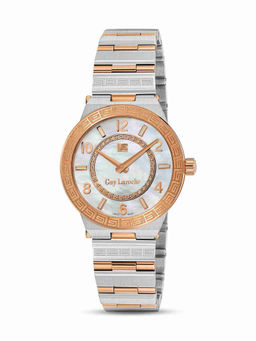 Guy Laroche - Sacha White Dial Analog Swiss Made Watch for Women - GLWLG0000426 (M)