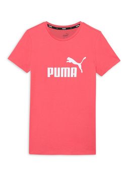 Puma - Essentials Logo Girls Pink Tees