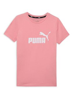 Puma - Essentials Logo Girls Pink Tees