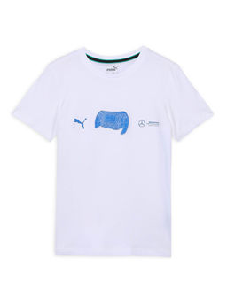 Puma - Mercedes Amg Petronas F1 Kids Graphic Boys White Tee