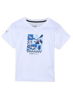 Puma - Bmw Mms Pre-School Boys White Tee