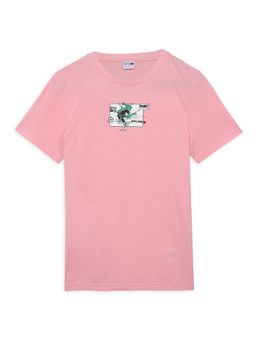 Puma - Classics Super Boys Pink Tee