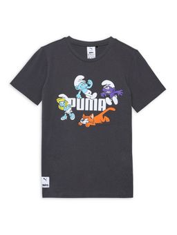 Puma - X The Smurfs Boys Grey Tees