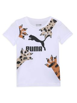 Puma - Classics Mates Boys White Tee