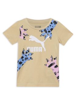 Puma - Classics Mates Boys Beige Tee