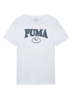 Puma - Squad Boys White Tee