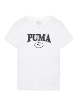 Puma - Squad Graphic Girls White Tees