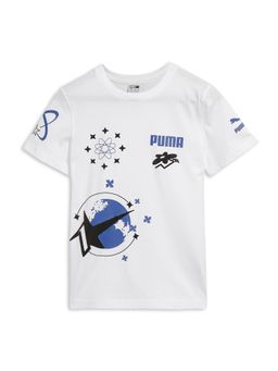 Puma - X1Der Kids Boys White Tees