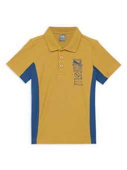 Puma - Xone8 Stylized Boys Yellow Polo T-shirt