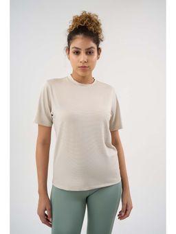 DCYPHR - Women Ausm5X Mesh Ivory Mist T-shirt