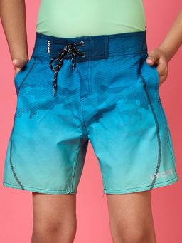 LYCOT - Boys Blue Camo Beach Shorts