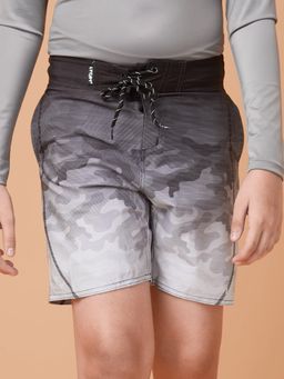 LYCOT - Boys Grey Camo Beach Shorts
