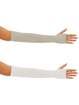 G Heist - Unisex Solid Assorted Uv Protection Arm Sleeves Gloves Multi-Color (Pack of 2)