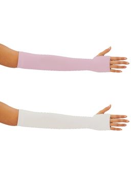 G Heist - Unisex Solid Assorted Uv Protection Arm Sleeves Gloves Multi-Color (Pack of 2)