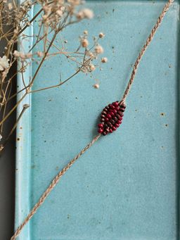Studio Anviksha - Jute Grey Thread Rakhi