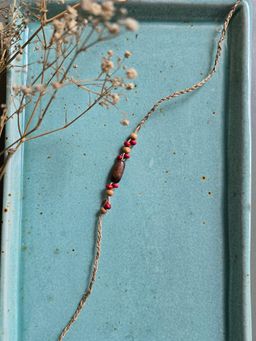 Studio Anviksha - Jute Thread Grey Rakhi