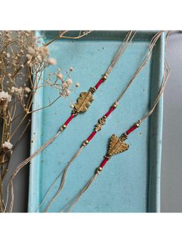Studio Anviksha - Brass Motifs Rakhi