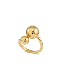 Lunaya Jewelry - Gold Ripple solid Ring