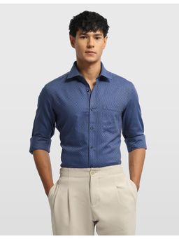 Arrow - Mens Manhattan Slim Fit Self Design Ceremony Shirt