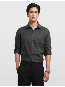 Arrow - Mens Ceremony Self Design Geometric Shirt