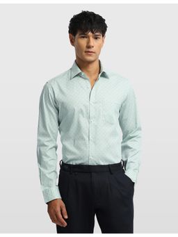 Arrow - Mens Manhattan Slim Fit Geometric Floral Ceremony Shirt