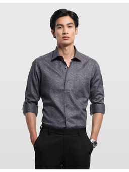 Arrow - Mens Ceremony Self Design Geometric Shirt