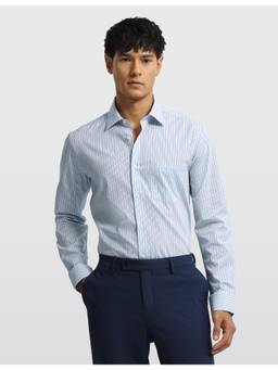 Arrow - Mens Liberty Classic Fit Vertical Striped Originals Shirt