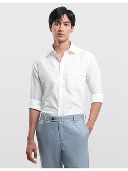 Arrow - Mens Iconic White Liberty Classic Regular Fit Shirt