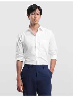 Arrow - Mens Iconic White Liberty Classic Regular Fit Shirt
