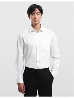 Arrow - Mens Iconic White Liberty Classic Regular Fit Shirt