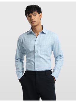 Arrow - Mens Liberty Classic Fit Glen Checked Italian Elegance Shirt