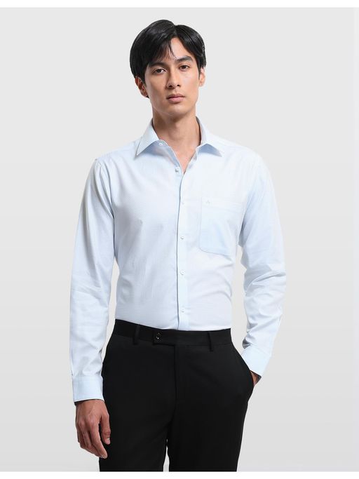Arrow Mens Italian Elegance Textured Dobby Shirt