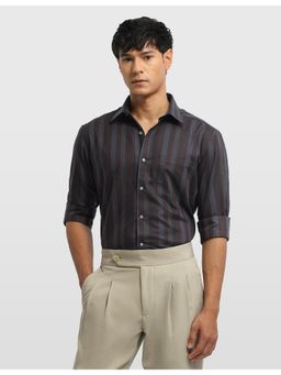 Arrow - Mens Liberty Classic Fit Vertical Striped Italian Elegance Shirt