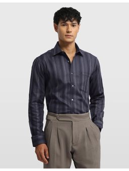 Arrow - Mens Liberty Classic Fit Self Chevron Italian Elegance Shirt