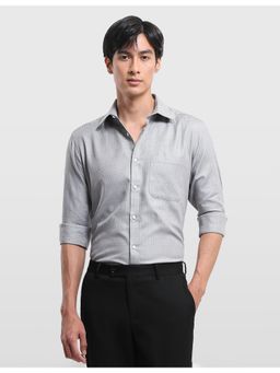 Arrow - Mens Italian Elegance Self Design Chevron Shirt