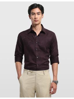 Arrow - Mens 1851 Textured Manhattan Slim Fit Shirt
