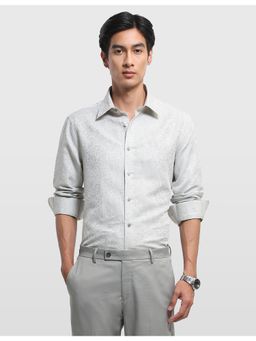 Arrow - Mens 1851 Self Design Paisley Tailored Fit Shirt