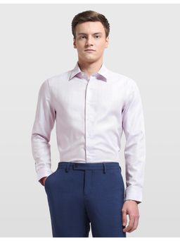 Arrow - Mens Jacquard Chevron Self Design 1851 Shirt