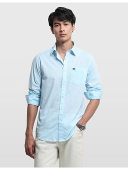 Arrow Sports - Mens Aquarelle Drift Self Design Chelsea Slim Fit Shirt