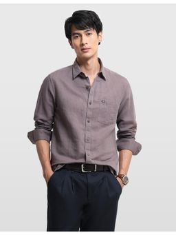 Arrow Sports - Mens Aquarelle Drift Solid Chelsea Slim Fit Shirt