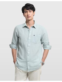 Arrow Sports - Mens Aquarelle Drift Solid Chelsea Slim Fit Shirt